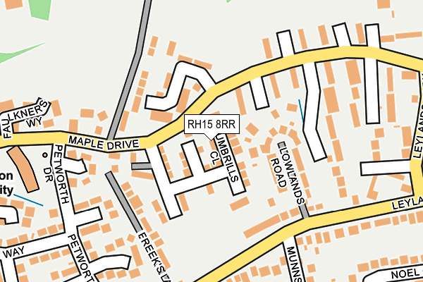 RH15 8RR map - OS OpenMap – Local (Ordnance Survey)