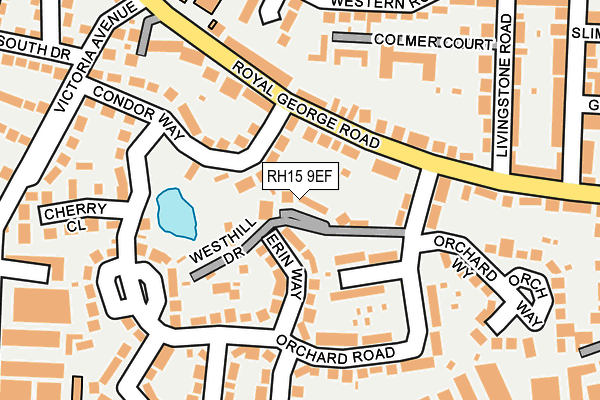 RH15 9EF map - OS OpenMap – Local (Ordnance Survey)