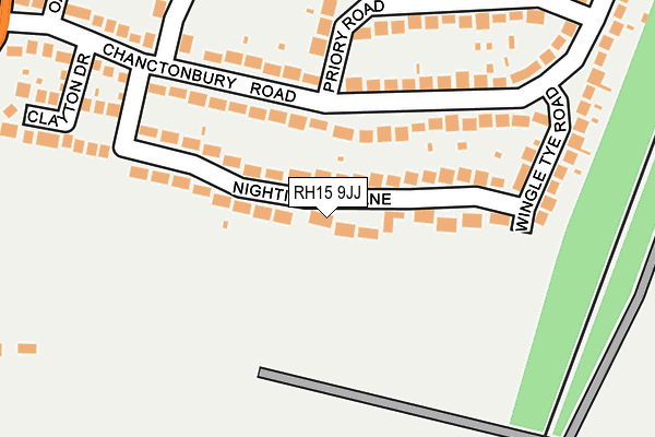 RH15 9JJ map - OS OpenMap – Local (Ordnance Survey)