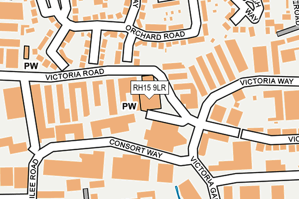 RH15 9LR map - OS OpenMap – Local (Ordnance Survey)