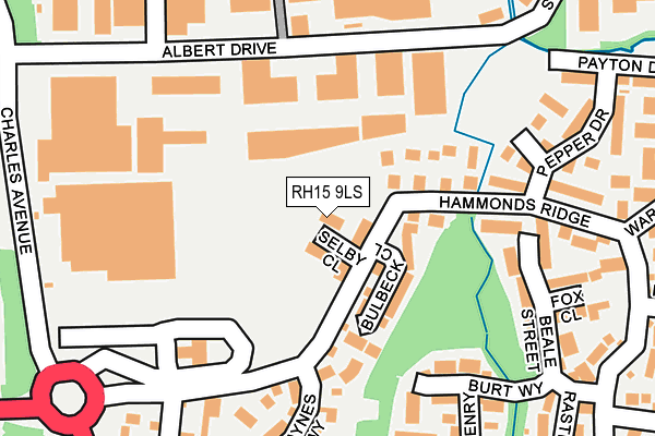 RH15 9LS map - OS OpenMap – Local (Ordnance Survey)