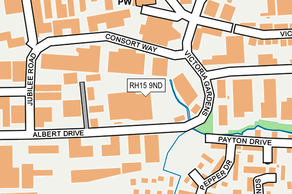 RH15 9ND map - OS OpenMap – Local (Ordnance Survey)