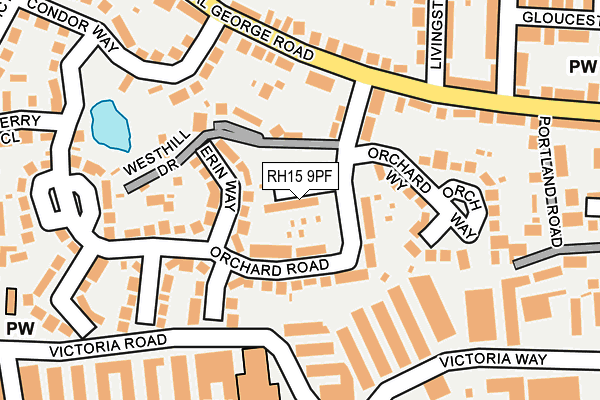 RH15 9PF map - OS OpenMap – Local (Ordnance Survey)