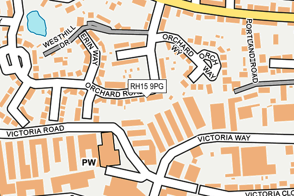 RH15 9PG map - OS OpenMap – Local (Ordnance Survey)