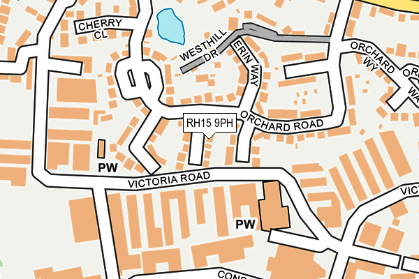 RH15 9PH map - OS OpenMap – Local (Ordnance Survey)