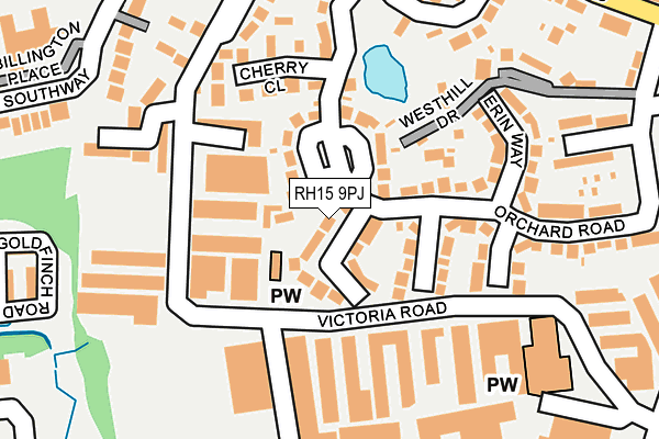 RH15 9PJ map - OS OpenMap – Local (Ordnance Survey)