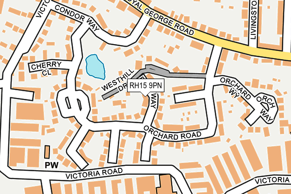 RH15 9PN map - OS OpenMap – Local (Ordnance Survey)