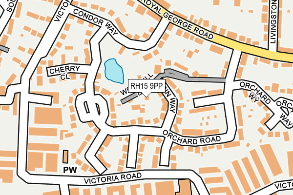 RH15 9PP map - OS OpenMap – Local (Ordnance Survey)