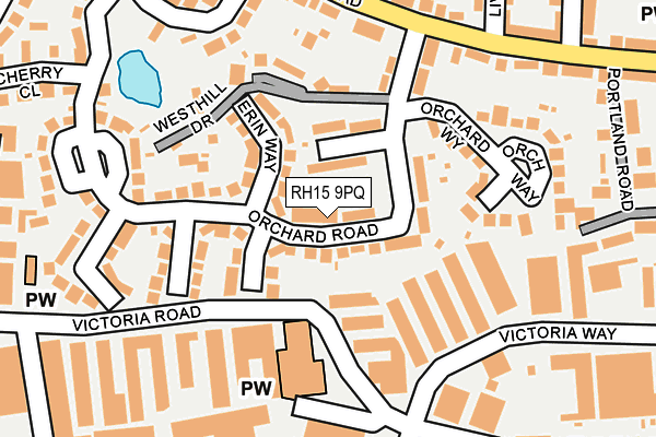 RH15 9PQ map - OS OpenMap – Local (Ordnance Survey)
