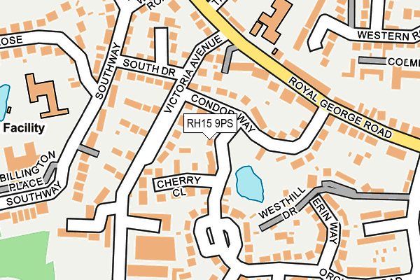 RH15 9PS map - OS OpenMap – Local (Ordnance Survey)