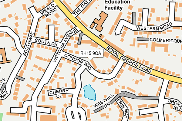 RH15 9QA map - OS OpenMap – Local (Ordnance Survey)