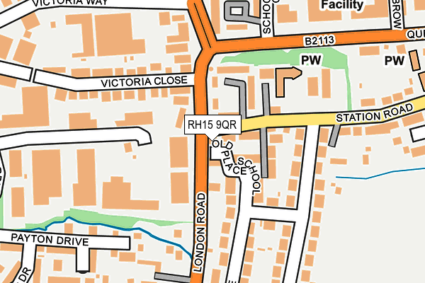 RH15 9QR map - OS OpenMap – Local (Ordnance Survey)