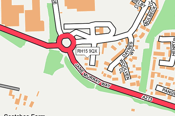 RH15 9QX map - OS OpenMap – Local (Ordnance Survey)