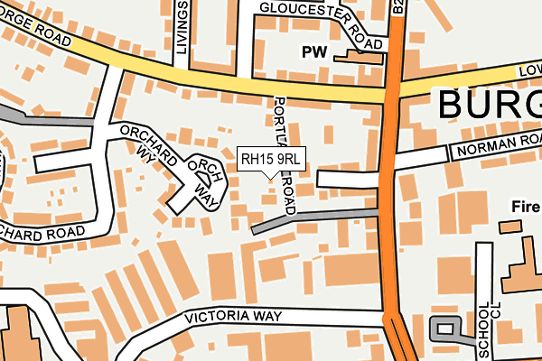RH15 9RL map - OS OpenMap – Local (Ordnance Survey)