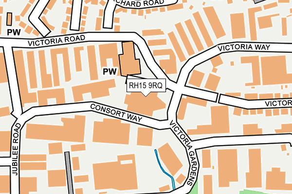 RH15 9RQ map - OS OpenMap – Local (Ordnance Survey)