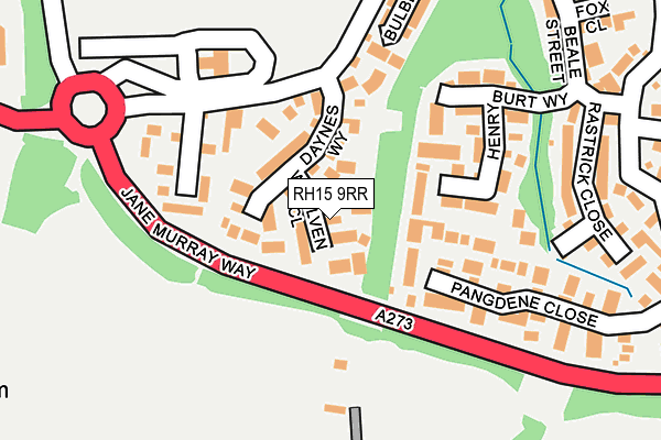 RH15 9RR map - OS OpenMap – Local (Ordnance Survey)