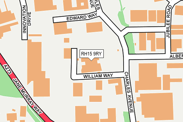 RH15 9RY map - OS OpenMap – Local (Ordnance Survey)