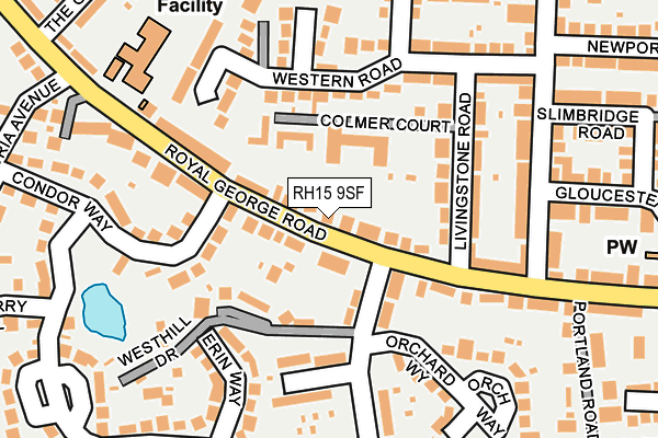 RH15 9SF map - OS OpenMap – Local (Ordnance Survey)