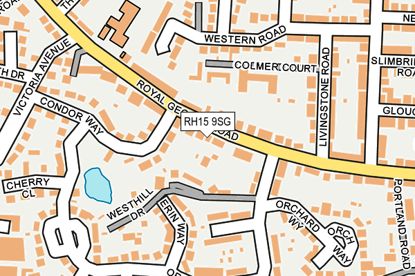 RH15 9SG map - OS OpenMap – Local (Ordnance Survey)