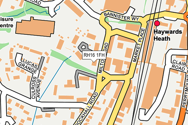 RH16 1FH map - OS OpenMap – Local (Ordnance Survey)