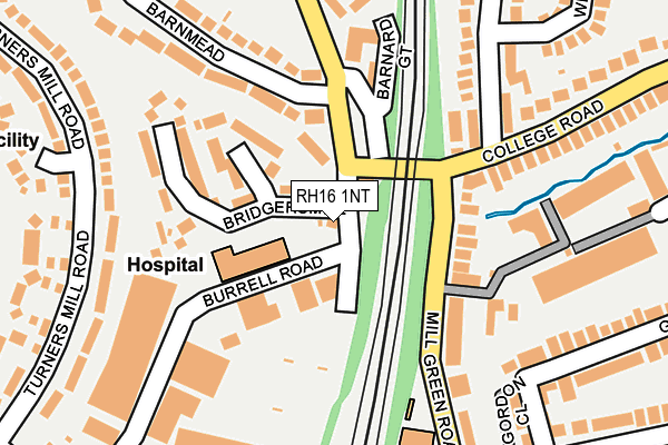 RH16 1NT map - OS OpenMap – Local (Ordnance Survey)