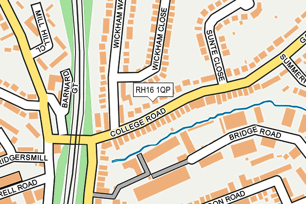 RH16 1QP map - OS OpenMap – Local (Ordnance Survey)