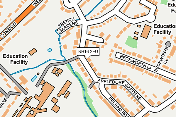 RH16 2EU map - OS OpenMap – Local (Ordnance Survey)