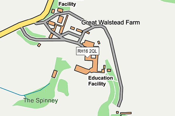 RH16 2QL map - OS OpenMap – Local (Ordnance Survey)