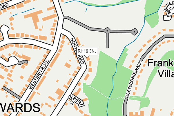 RH16 3NJ map - OS OpenMap – Local (Ordnance Survey)