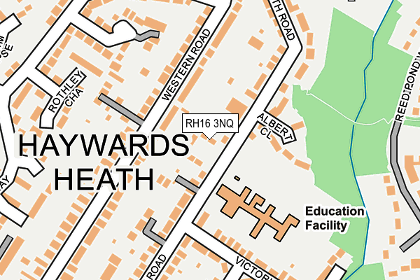 RH16 3NQ map - OS OpenMap – Local (Ordnance Survey)