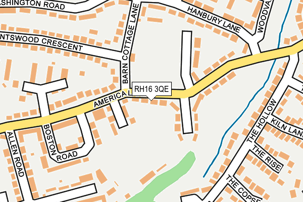 RH16 3QE map - OS OpenMap – Local (Ordnance Survey)