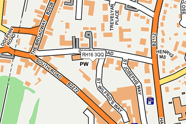 RH16 3QQ map - OS OpenMap – Local (Ordnance Survey)