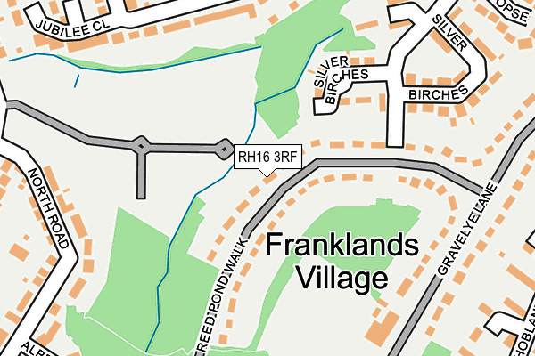 RH16 3RF map - OS OpenMap – Local (Ordnance Survey)