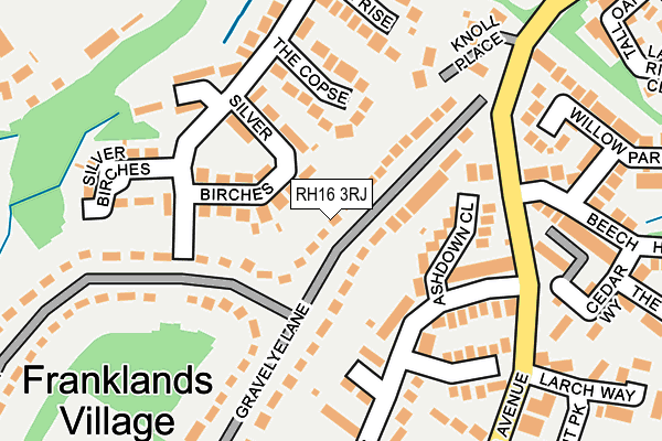 RH16 3RJ map - OS OpenMap – Local (Ordnance Survey)