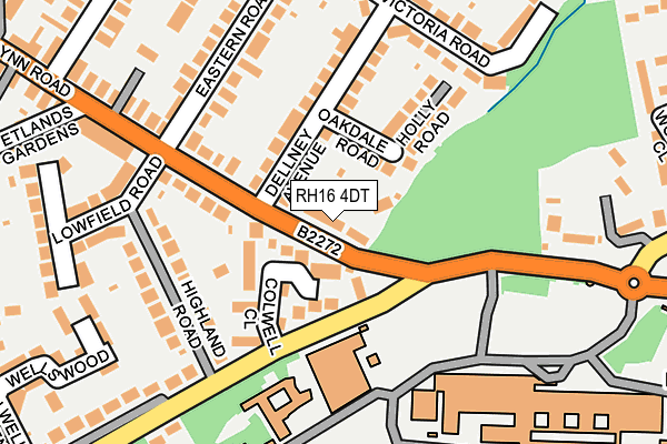 RH16 4DT map - OS OpenMap – Local (Ordnance Survey)