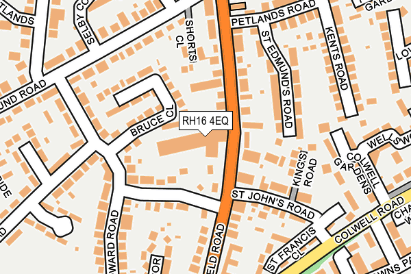 RH16 4EQ map - OS OpenMap – Local (Ordnance Survey)