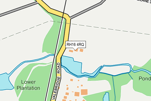 RH16 4RQ map - OS OpenMap – Local (Ordnance Survey)