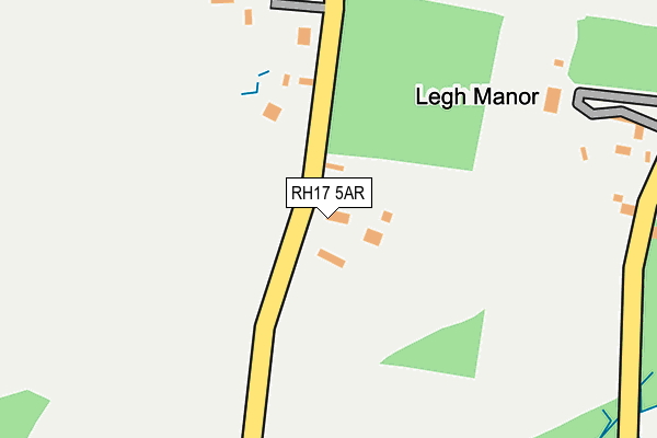 RH17 5AR map - OS OpenMap – Local (Ordnance Survey)