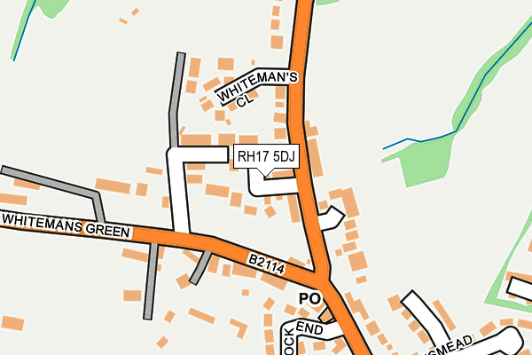 RH17 5DJ map - OS OpenMap – Local (Ordnance Survey)