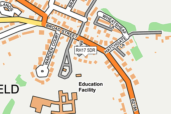 RH17 5DR map - OS OpenMap – Local (Ordnance Survey)