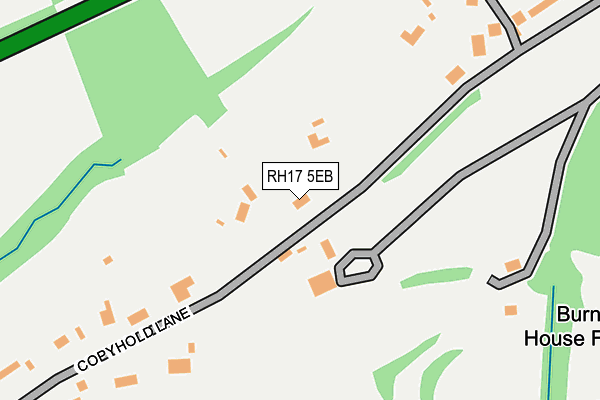 RH17 5EB map - OS OpenMap – Local (Ordnance Survey)
