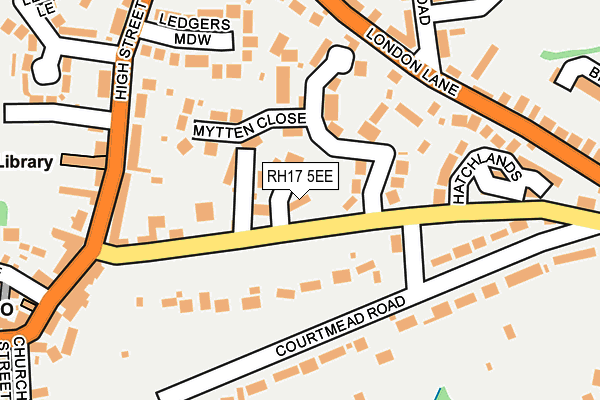 RH17 5EE map - OS OpenMap – Local (Ordnance Survey)