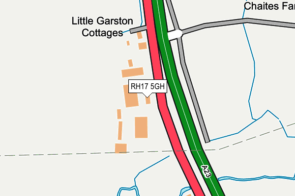 RH17 5GH map - OS OpenMap – Local (Ordnance Survey)