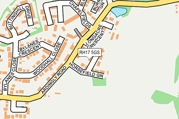 RH17 5GS map - OS OpenMap – Local (Ordnance Survey)