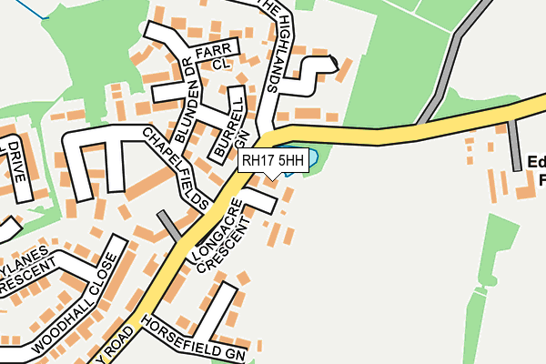 RH17 5HH map - OS OpenMap – Local (Ordnance Survey)