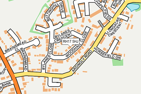 RH17 5HJ map - OS OpenMap – Local (Ordnance Survey)