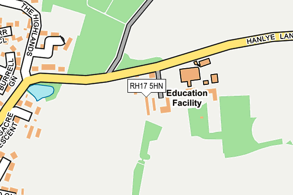 RH17 5HN map - OS OpenMap – Local (Ordnance Survey)