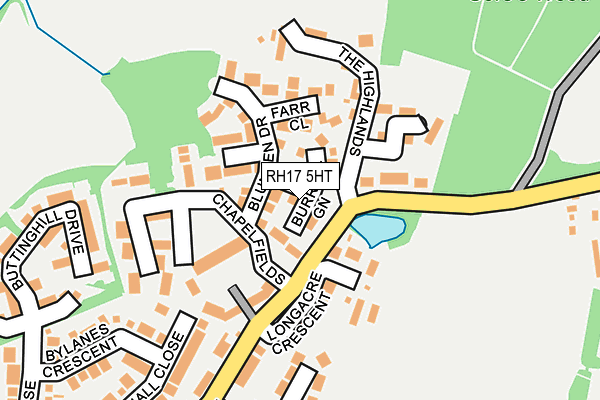 RH17 5HT map - OS OpenMap – Local (Ordnance Survey)