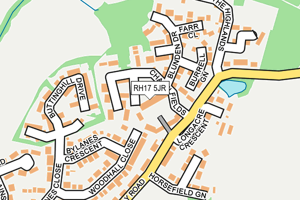 RH17 5JR map - OS OpenMap – Local (Ordnance Survey)
