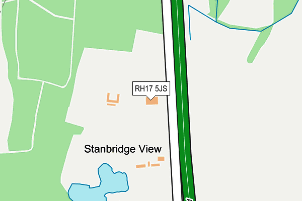 RH17 5JS map - OS OpenMap – Local (Ordnance Survey)